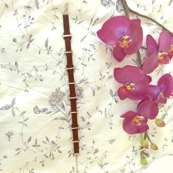 turquoise Western Frame Choker Necklace - Picture 4 of 9